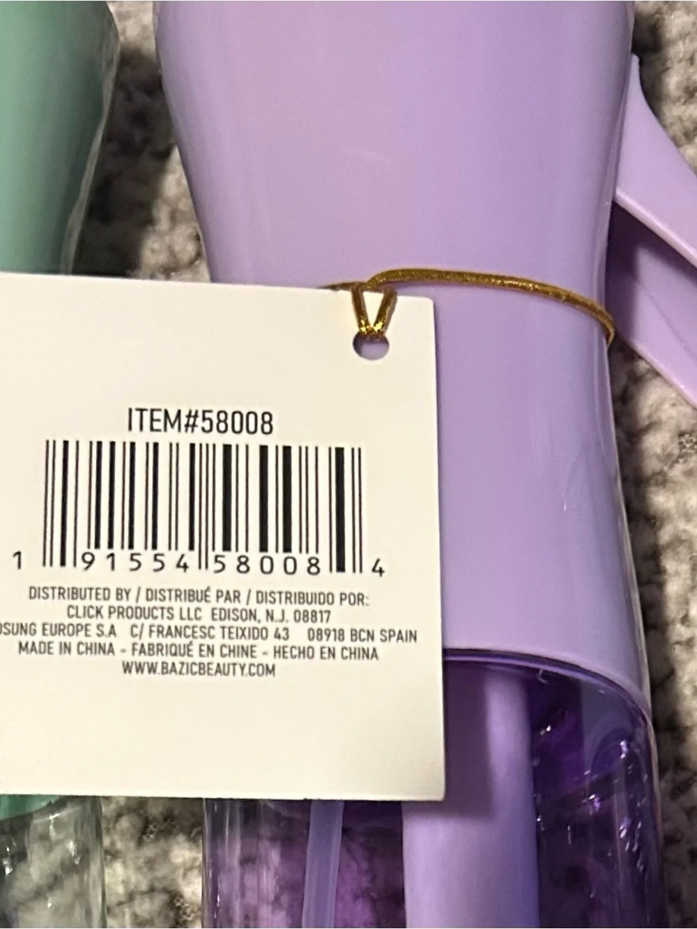 Continuous Facial Spray Bottle - Lavender, Mint & Light Blue